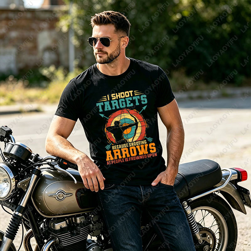 Outdoor Hunting Graphic Tees - Повседневная футболка для тренировок по стрельбе