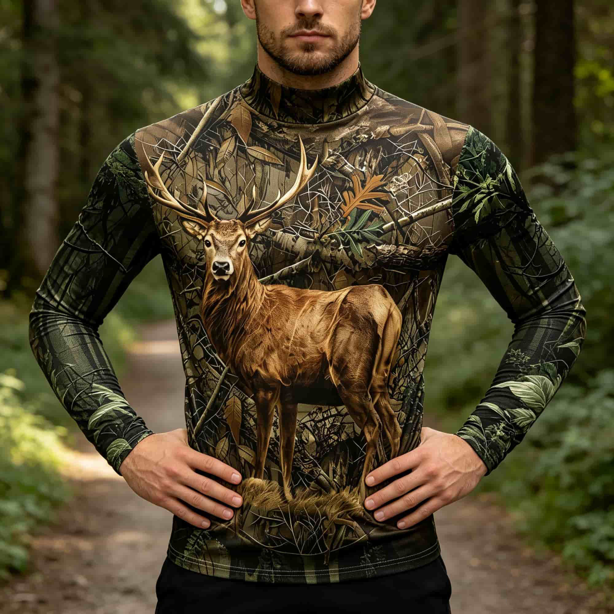 Мужская футболка с длинным рук – обзор и цена Outdoor Hunting Graphic Tees