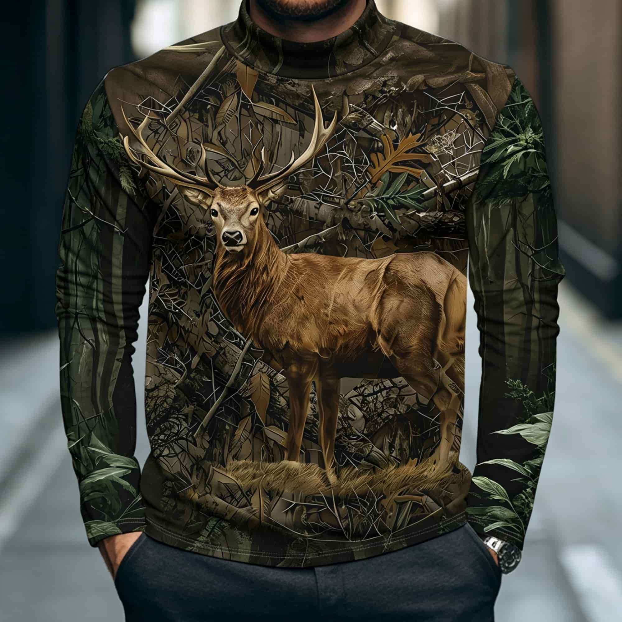Мужская футболка с длинным рук – обзор и цена Outdoor Hunting Graphic Tees