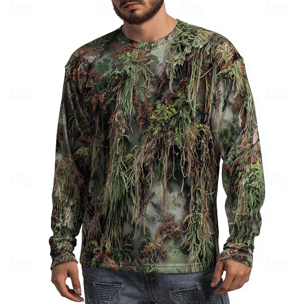 Мужская камуфляжная рубашка с  – обзор и цена Outdoor Hunting Graphic Tees
